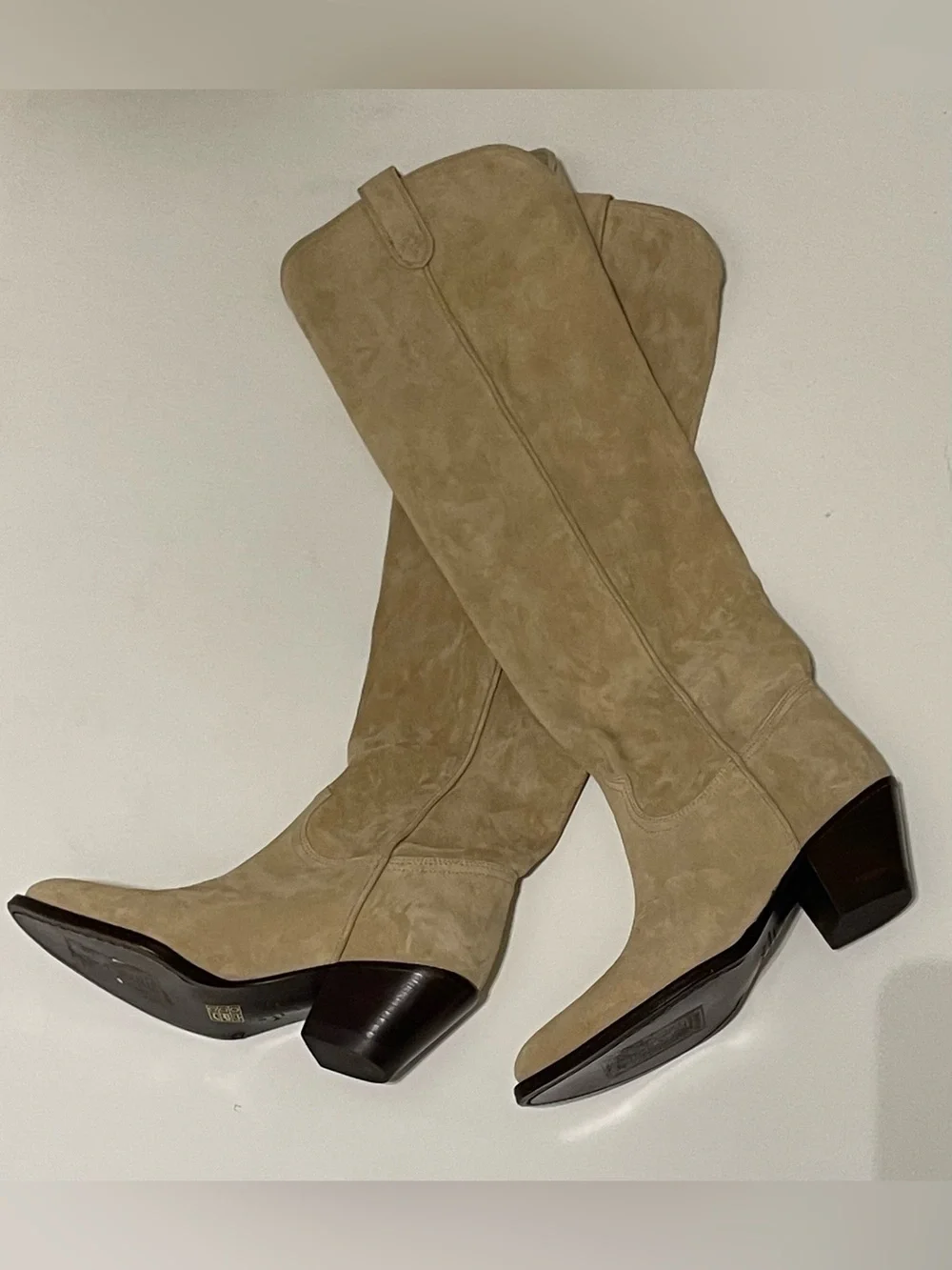 POLO By RALPH LAUREN Suede Tall Western Boot